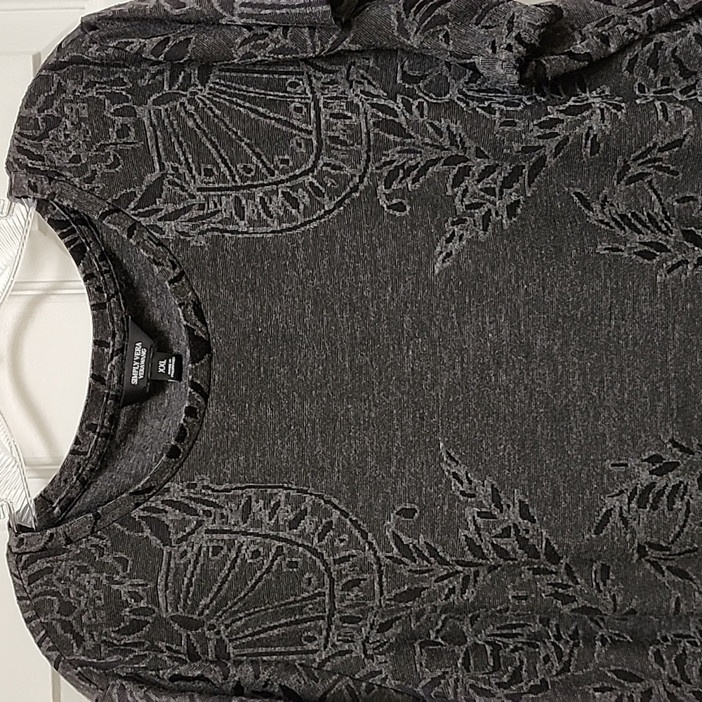 Crew Neck Tunic Tee